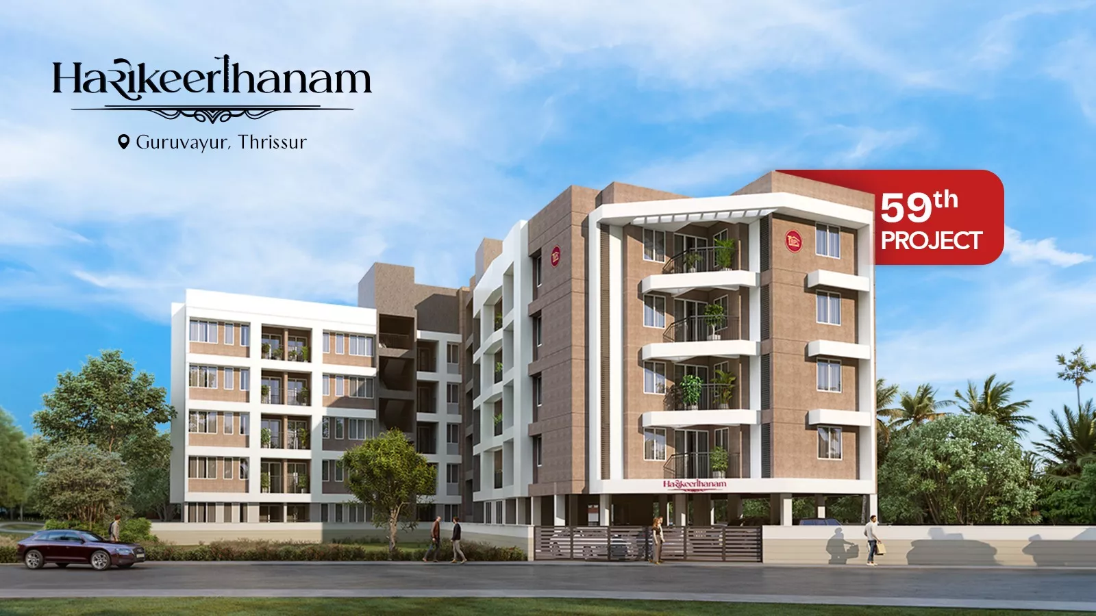 TBPL Harikeerthanam Elevation – Premium Apartments near Guruvayur